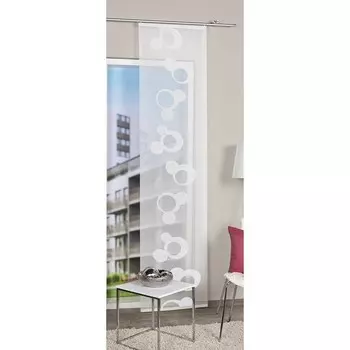 Раздвижная штора Home Wohnideen Cirkla, 245 см, белый