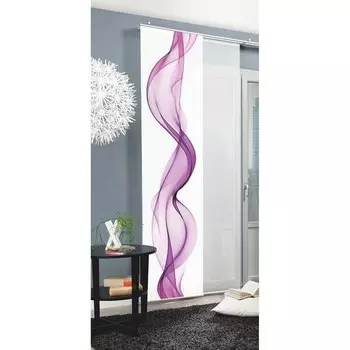 Раздвижная штора Home Wohnideen Darmstadt, 60x245x245 см цвет beere