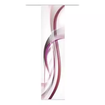 Раздвижная штора Home Wohnideen Fala, 245 см цвет beere