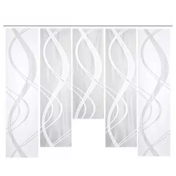Раздвижная штора Home Wohnideen Tibasi (5 шт), 175 см, белый