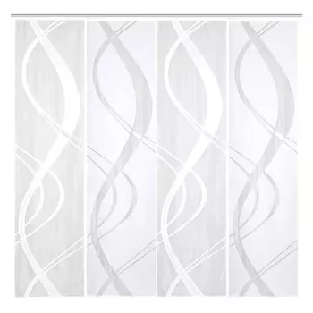 Раздвижная штора Home Wohnideen Tibaso (4 шт), 245 см, белый