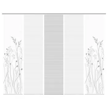 Раздвижная штора Vision S Grasil, 260 см цвет wei/grau