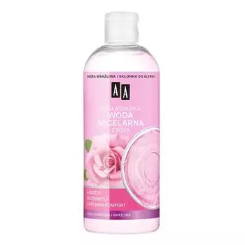 Разглаживающая мицеллярная вода с розой, 400 мл AA SKIN FOOD