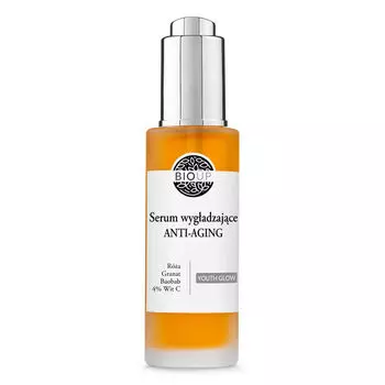 Разглаживающая сыворотка для лица с антивозрастным витамином С 4%, 30 мл Bioup Anti-Aging