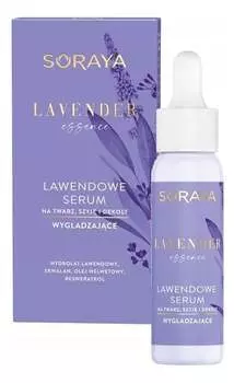 Разглаживающая сыворотка с лавандой для лица, шеи и декольте 30 мл Soraya Lavender Essence