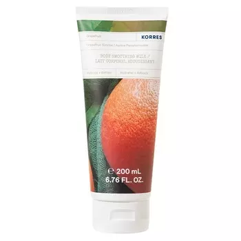 Разглаживающее молочко для тела Grapefruit Sunrise с алоэ вера 200 мл, Korres