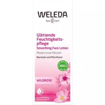 Разглаживающее увлажняющее средство Wildrose Weleda, 30 ml