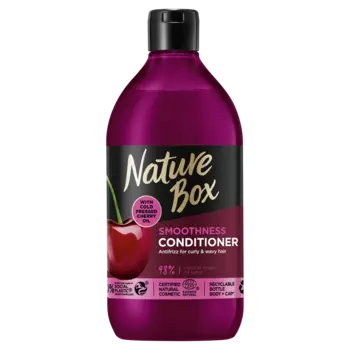 Разглаживающий кондиционер для волос Nature Box Smoothness, 385 мл