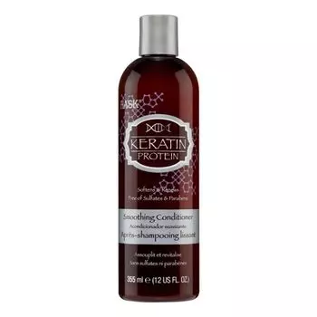 Разглаживающий кондиционер для волос с протеинами кератина Hask, 355 мл