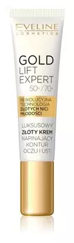 Разглаживающий крем вокруг глаз и губ Eveline Cosmetics Gold Lift Expert