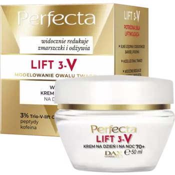 Разглаживающий лифтинг-крем для лица 70+ для дня и ночи, 50 мл Perfecta Lift 3-v