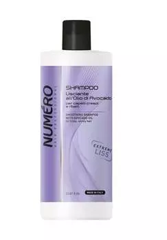 Разглаживающий шампунь с маслом авокадо, 1000 мл Numero, Extreme Liss