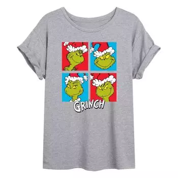 Размерная футболка с рисунком Dr. Seuss Grinch Grinch для юниоров Licensed Character