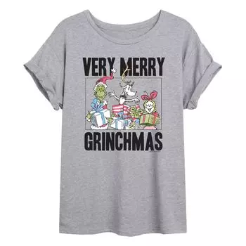 Размерная футболка с рисунком Dr. Seuss Grinchmas для юниоров Licensed Character