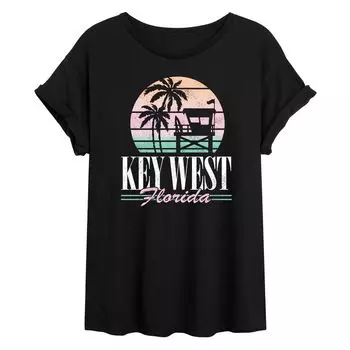 Размерная футболка с рисунком Key West Florida для юниоров Licensed Character