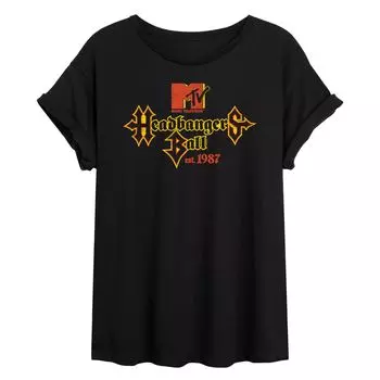 Размерная футболка с рисунком MTV Headbangers Ball для юниоров Licensed Character