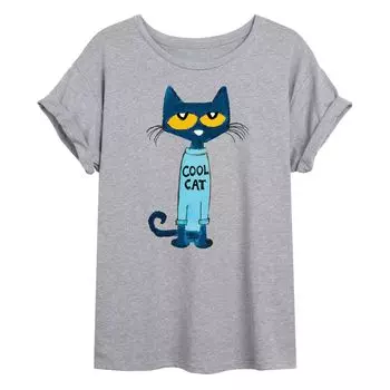 Размерная футболка с рисунком Pete The Cat "Cool Cat" для юниоров Licensed Character