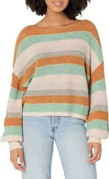 Разнесенный свитер Billabong, мульти