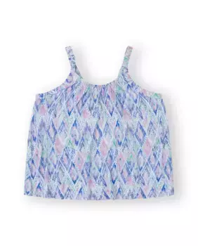 Разноцветная девичья блузка с принтом Canada House, многоцветный