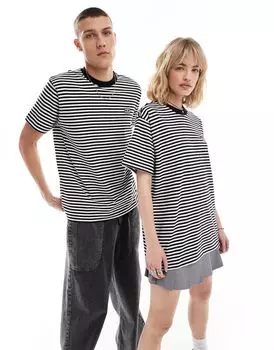 Разноцветная футболка унисекс с короткими рукавами Obey