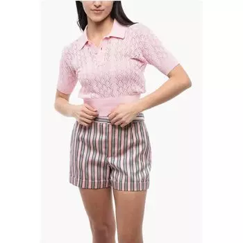 Разноцветная хлопковая рубашка-поло Dsquared2, Multicolor