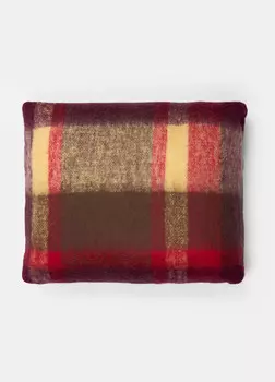 Разноцветная квадратная подушка Croff, красный