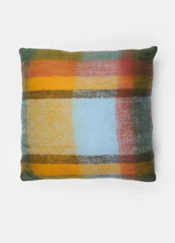 Разноцветная квадратная подушка Croff, желтый