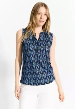 Разноцветная майка Cecil, синий