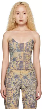 Разноцветная майка Leia Miaou