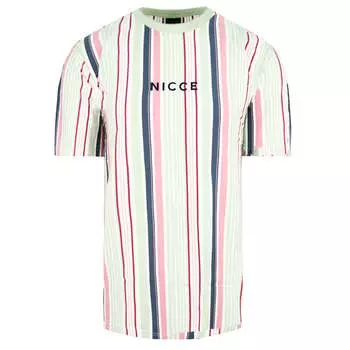 Разноцветная мужская клубная футболка с короткими рукавами и круглым вырезом 202 1 09 02 0218 Nicce, мультиколор