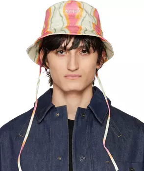 Разноцветная пляжная шляпа 'Le Bob Gadjo' Jacquemus