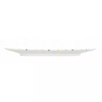 Разноцветная прямоугольная тарелка 30 х 20 см Gmundner Keramik, красочный