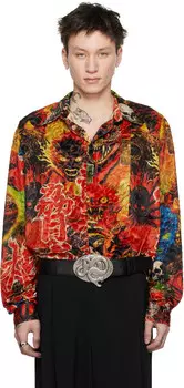 Разноцветная рубашка Misfit LU'U DAN