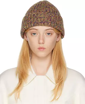 Разноцветная шапка из переработанного кашемира Chloé