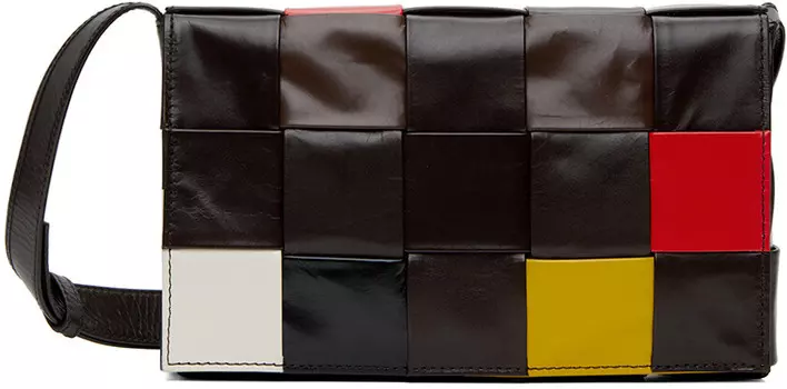 Разноцветная сумка-кассета Bottega Veneta