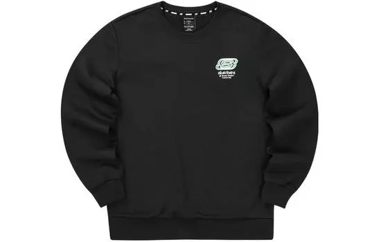 Разноцветная свитшот унисекс Skechers, Carbon Black/0018