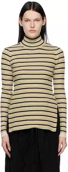 Разноцветная водолазка в полоску Proenza Schouler White Label