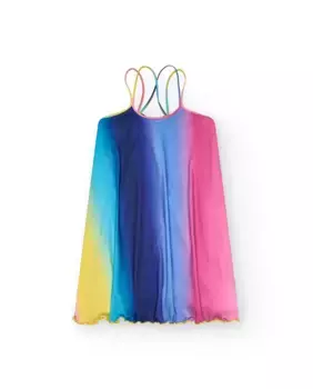 Разноцветное детское платье на тонких бретелях Tuc tuc, мультиколор