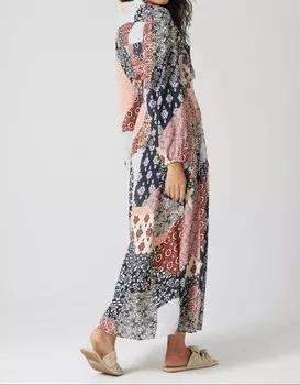 Разноцветное платье Crosby BILA77, мультиколор