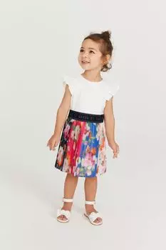 Разноцветное платье на плиссе Baker by Ted Baker, мультиколор