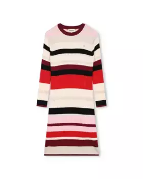 Разноцветное вязаное платье для девочки Sonia Rykiel