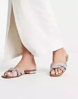 Разноцветные босоножки на плоской подошве ALDO Coredith