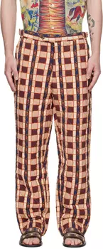 Разноцветные брюки Bode с букетом