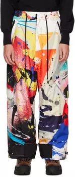 Разноцветные брюки карго Hara Templa