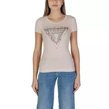 Разноцветные хлопковые топ и футболка GUESS