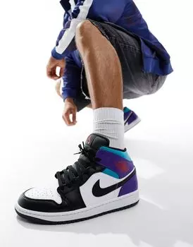 Разноцветные кроссовки Jordan Air Jordan 1 Mid Mid