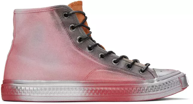 Разноцветные кроссовки с напылением Acne Studios