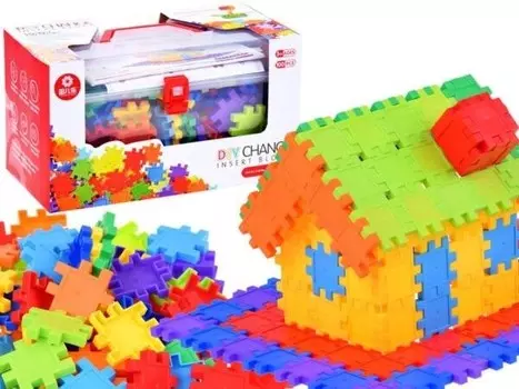 Разноцветные кубики, креативные вафли, 100 шт. ЗА3184 JOKOMISIADA