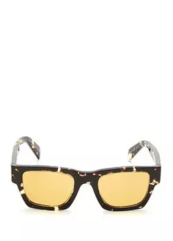 Разноцветные мужские солнцезащитные очки Prada, черный