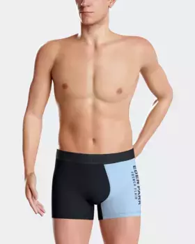 Разноцветные мужские вязаные боксеры Edn Park, светло-голубой